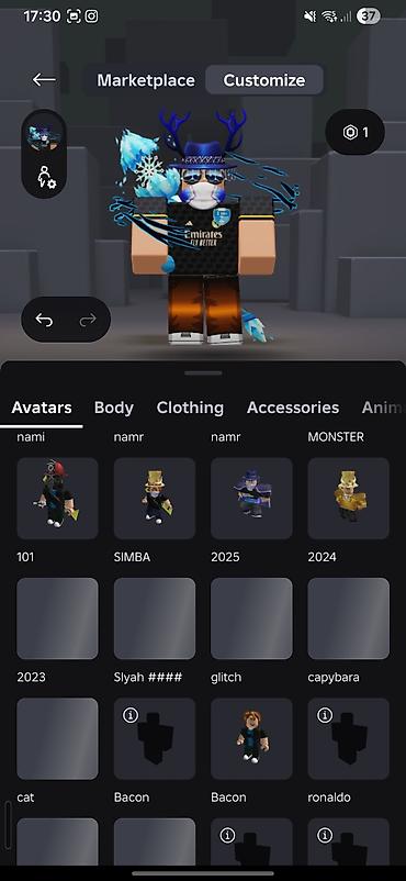 robux qiymetleri: Roblox hesabı satılır. Hesabda bir dənə Limited papaq var. Hesabda — 4