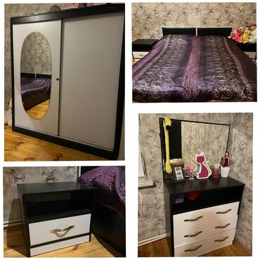 Digər mebel: SvncYataq dəsti təcili satılır 350 azn.Taxtın matrası var.Mebel normal