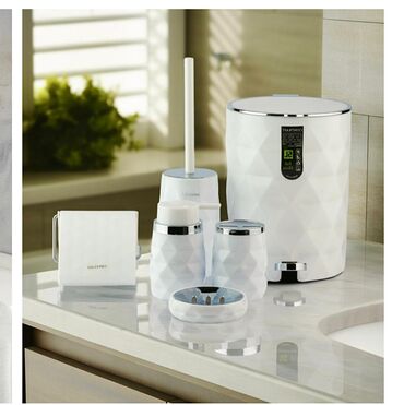 Digər məişət məhsulları: Vanna Otağı Aksesuar Dəsti – "Contrast" ✨ Dizayn: 2025-2026 yeni -da lalafo.az — 4 Digər məişət məhsulları: Vanna Otağı Aksesuar Dəsti – "Contrast" ✨ Dizayn: 2025-2026 yeni — 4