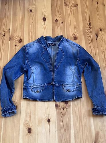 godəkcə: Qadınlar üçün cins gödəkcə - Material: denim (cins) - Rəng: klassik — 2