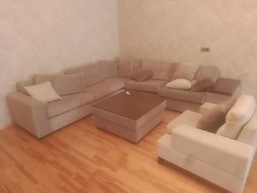 ikinci el salon kreslosu: İşlənmiş, Klassik divan, Jurnal masası, 2 kreslo, Bazasız, Açılmayan — 2
