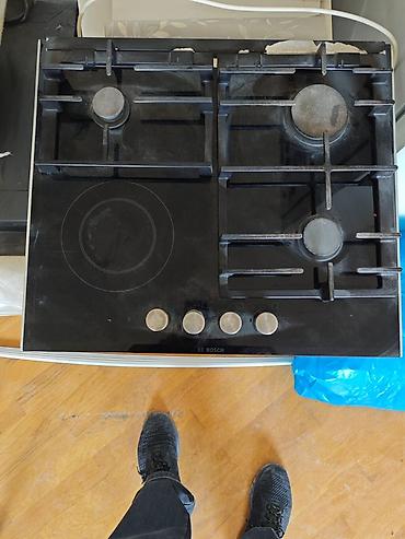 Bosch qaz-elektrik kombinə edilmiş səth Xüsusiyyətlər: - 4 ocaq
