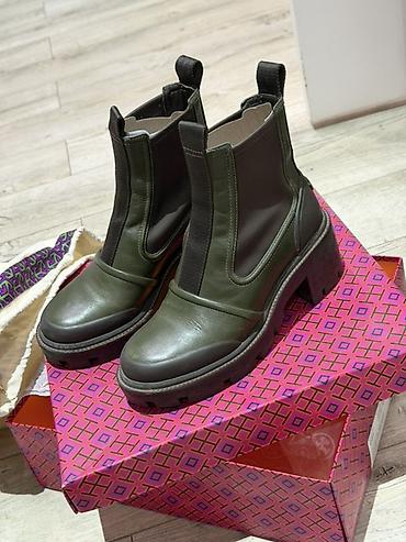 tory burch: Ботинки, 39, Tory Burch, Б/у, цвет - Зеленый — 5