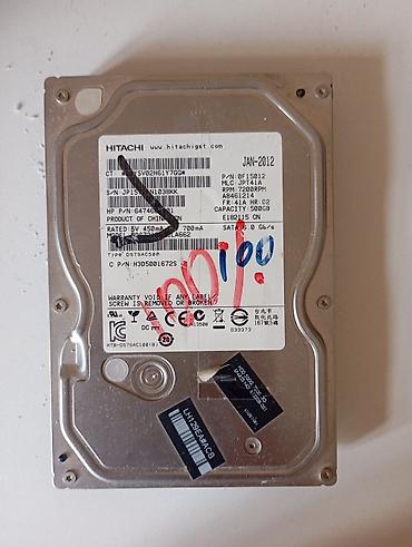 xiaomi pad se: Sərt disk (HDD) Hitachi, 512 GB, İşlənmiş — 2
