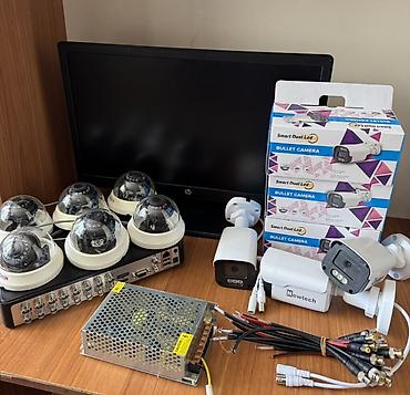 - 1 ədəd HP monitor 20 ekran - 1 ədəd çoxkanallı DVR/NVR qeydiyyat