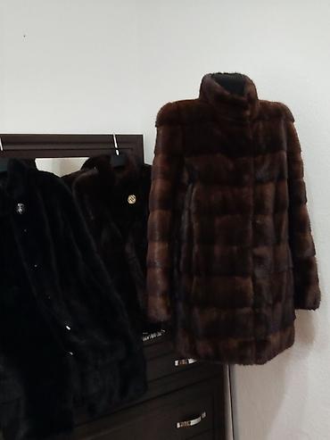 Шубы: Шуба, Норка, По колено, Канада, С капюшоном, S — 8