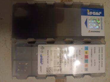 Digər alətlər: Torna və frezə üçün kəsici lövhəciklər (karbid insertlər) komplekti - — 19