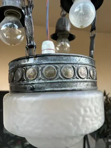 Ostali stilski nameštaj: Stari secesijski luster br. 2 Stari luster - Secesija U dobrom stanju — 5