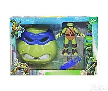 burberry majca: Leonardo Maska sa Figurinom – Set za Male Ninja Fanove 🔵 Ninja — 1