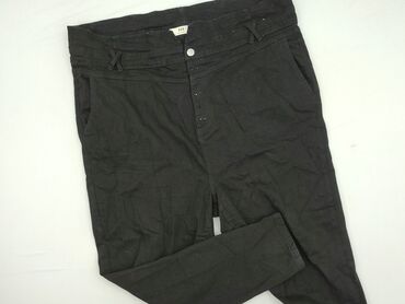 orsay spodnie woskowane czarne: Jeans for women, size 8XL (EU 56)