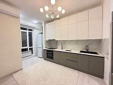 дешёвая квартира: 1 комната, 30 м², Асанбай мкр Элитка, 10 этаж, Евроремонт — 1