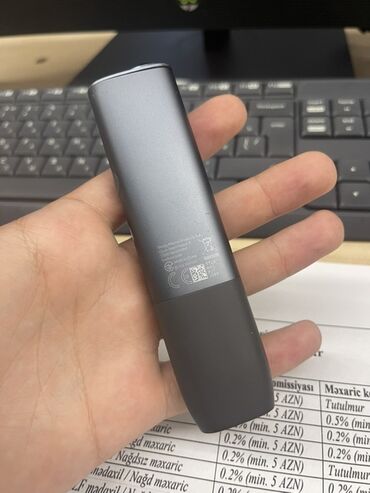 Qəlyan, vayp və aksesuarları: IQOS tütün qızdırma cihazı - Model: IQOS (gövdə üzərində “IQOS”