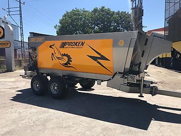 kotanlar traktor: Peyin səpən 10 kub metr həcmli. Tutumu 12 ton. Türkiyənin çox — 4