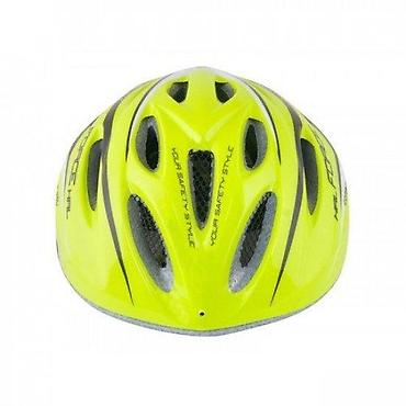 Oprema za bicikliste: KACIGA HAL FLUO L/XL | KACIGA FORCE HAL, fluo-crna, L/XL 19 rupa — 4