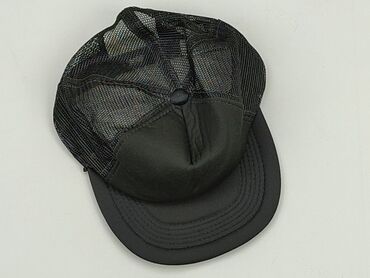 czarna czapka dla dziewczynki: Czapka z daszkiem, Męskie, stan - Dobry
