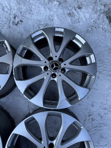Диски: Литые Диски R 18 Mercedes-Benz, Комплект, отверстий - 5, Б/у — 7
