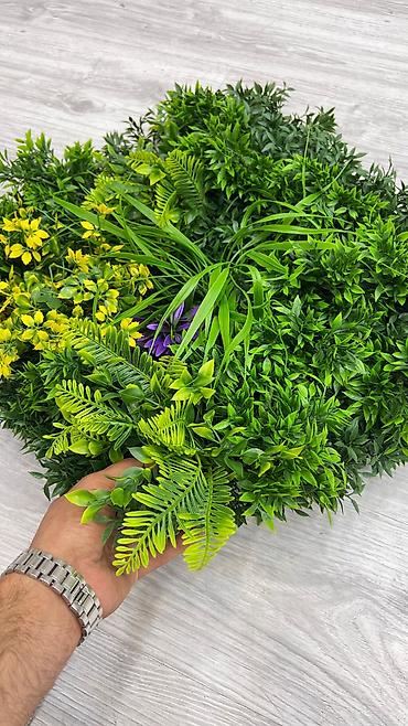 Süni güllər: 🌿 “Green Line ilə Gözəllik Hesablanmaz – 50+50 dekor gül, 1 şirkət, 0 — 8