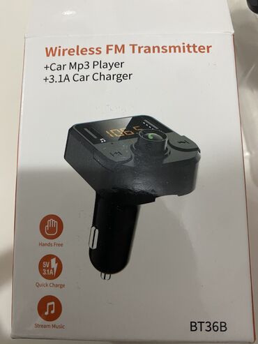 Wireless FM Transmitter
-Car Mp3 player
- 3.1A Car Charger