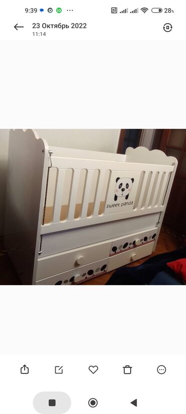 детские кровати в баку: Для девочки и мальчика, Колыбель, Б/у, С матрасом, С выдвижными ящиками