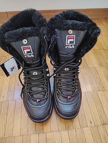 Fila zimske čizme – crne Ug 24,5cm - Model: visoke zimske/treking