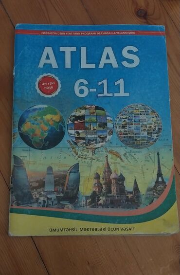 4 cü sinif informatika metodik vəsait: Coğrafiya üzrə 6-11-ci siniflər üçün nəzərdə tutulmuş atlas