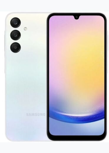 samsung galaxy a90 qiyməti: Samsung Galaxy A25, 128 ГБ, цвет - Белый, Гарантия, Сенсорный, Две SIM карты