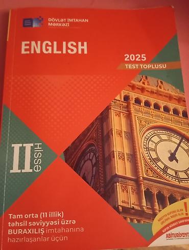 Testlər: İngilis dili Testlər 11-ci sinif, DİM, 2-ci hissə — 1