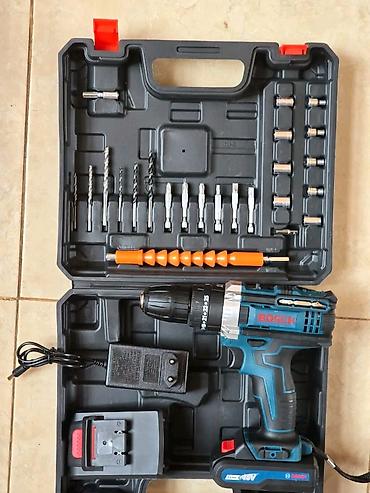 mini drel: Bosch akkumulyatorlu matkap/şurup sıxan dəsti Məhsulun tərkibi: - 18V — 1