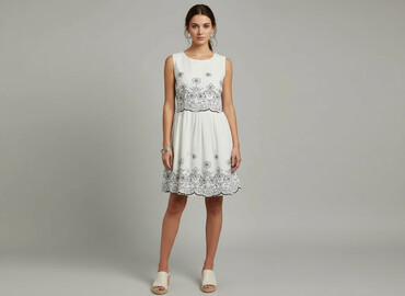 modne klasyczne sukienki na wesele: Women`s dress, size S