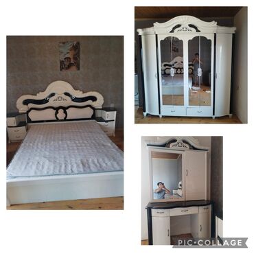 Professional sobalar: İkinəfərlik çarpayı, Dolab, Termo, 2 tumba, İşlənmiş