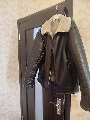 bomber kurtka: Kurtka, Dəri, Qış, Zara, XL — 1