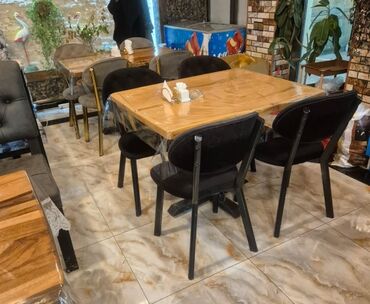 Restoran mebeli: Masa və divan dəstləri Özəl sifarişlə hazirlanmiş masa dəsti satılır — 2