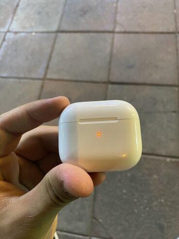 Наушники: Б/у Беспроводные (Bluetooth) Наушники, Apple, цвет - Белый