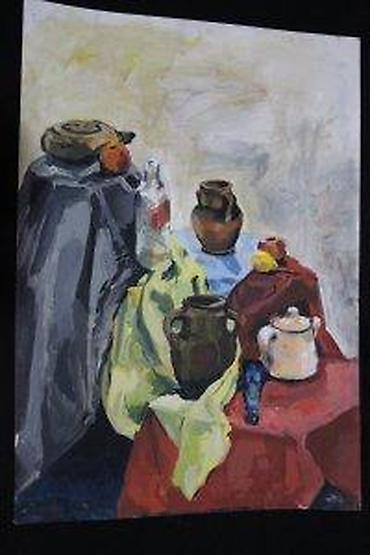 Stilske umetničke slike: SLIKA MRTVA PRIRODA, IMPRESIONIZAM, AKRIL NA KARTONU, 70X100 | Slika — 9