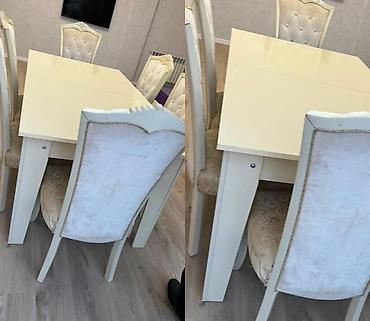 Digər mebel: SevaneMasa dəsti satılır 250₼.6 oturacaqlıdı masa açılır yığılır Ünvan — 1