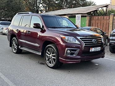 коричневый салон: Lexus LX: 2014 г., 5.7 л, Автомат, Бензин, Внедорожник — 1