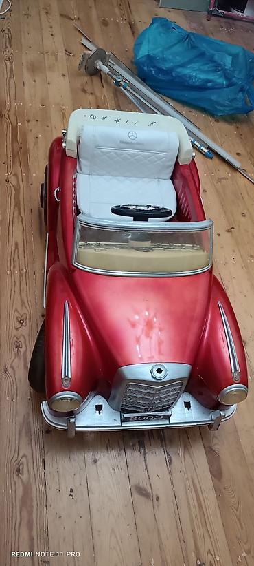 kabriolet: Uşaq elektrik maşını – Mercedes-Benz 300S (klassik kabriolet üslubu) — 2