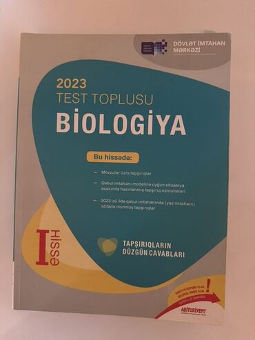 Testlər: Biologiya Testlər 11-ci sinif, DİM, 1-ci hissə, 2023 il