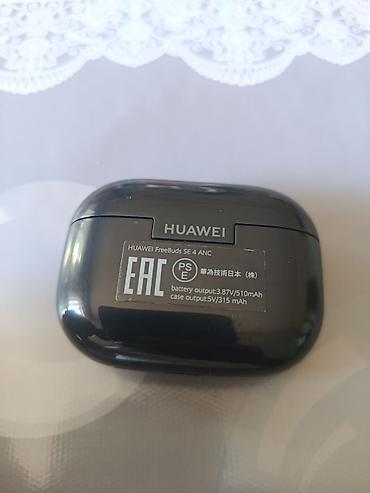 Qulaqcıqlar: İşlənmiş Simsiz (Bluetooth) Qulaqcıqlar, Huawei, rəng - Qara — 4