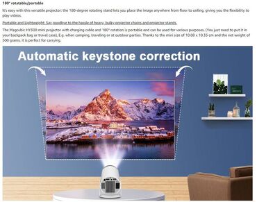 Proyektorlar: Yeni Portativ Proyektor Magcubic — 6