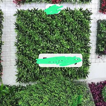 Панно: Искусственная зелёная стена (панели-коврики) - Модульные панели с — 9