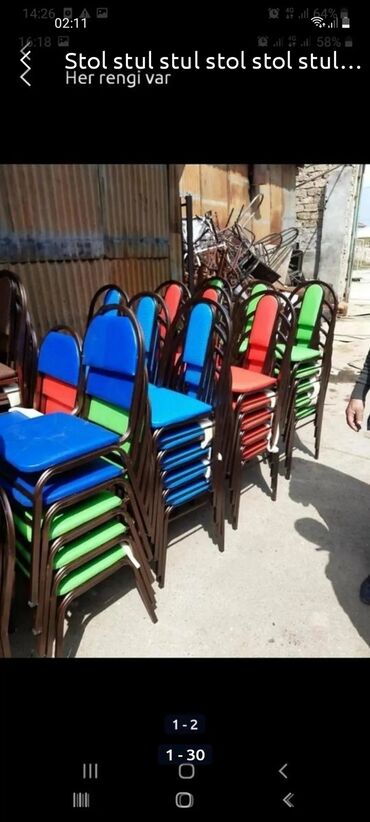 Stullar: Stul və masalar endirimli qiymətlərlə. bütün ölçülərdə sifarişlər — 10