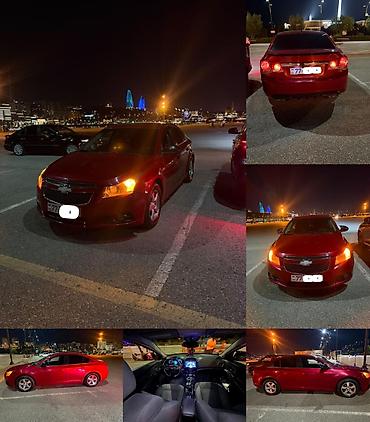 Chevrolet Cruze – qırmızı sedan - Kuzov: 4 qapılı sedan, parlaq