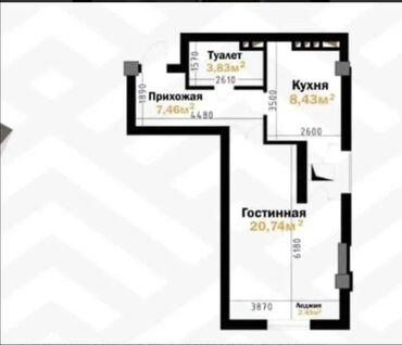 снять квартиру в токмаке запорожская область: 1 комната, 43 м², Элитка, 9 этаж, Евроремонт