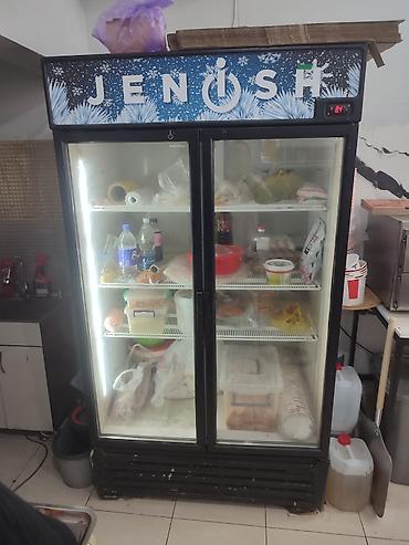 Двухдверный холодильный шкаф-витрина JENISH. - Формат: вертикальный