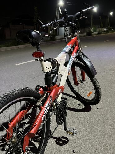 велосипед красный: Немецкий велик Olimpia Размер колес 26 Усиленная и прочная рама