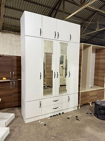 ag qapi: Yeni, 5 qapı, Güzgülü, Ağ, Açılan, Düz dolab — 3