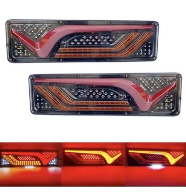 Передние фары: Светодиодные задние фонари для авто/прицепов Функции в одном корпусе — 7