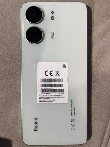 опиративная память: Redmi, Redmi 13C, Колдонулган, 128 ГБ, 1 SIM