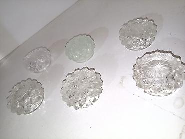 Qab-qacaq və mətbəx ləvazimatları: Crystal duz qabları. Rusiya istehsalı. Keyfiyyətli. 1ədədinin qiyməti — 2